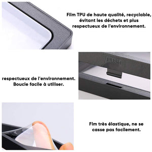 Cadre flottant 3D noir (10 PCS)