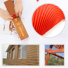 Charger l&#39;image dans la galerie, Motif de Grain de Bois Outil de Peinture en Caoutchouc