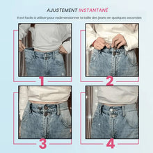 Charger l&#39;image dans la galerie, Bouton jeans sans couture ajustable