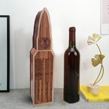 Charger l&#39;image dans la galerie, Coffret cadeau vin rouge en bois