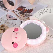 Charger l&#39;image dans la galerie, Miroir de Maquillage à LED de Cochonnet