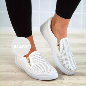 Ciaovie™ Mocassins Plats à Enfiler en Cuir PU - ciaovie