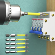 Charger l&#39;image dans la galerie, Embouts de tournevis cruciformes et fendus pour électriciens