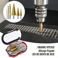 Charger l&#39;image dans la galerie, Ensemble de dents de scie de pagode d&#39;alésage à grande vitesse (6 pièces)