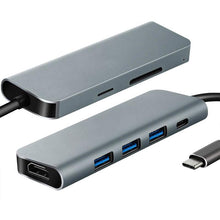 Charger l&#39;image dans la galerie, Concentrateur d&#39;extension HUB 7-en-1 - ciaovie