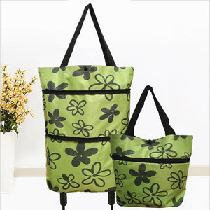 Sac à Provisions Pliant avec Roues