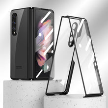 Charger l&#39;image dans la galerie, Étui de téléphone double face en verre trempé magnétique pour Samsung