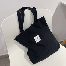 Charger l&#39;image dans la galerie, Sac en toile en velours côtelé