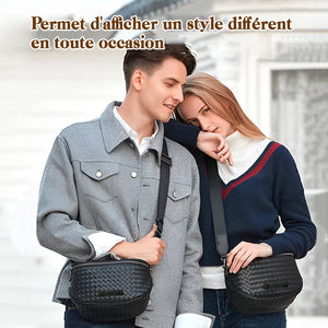 Sac en peau de vache de grande capacité👜