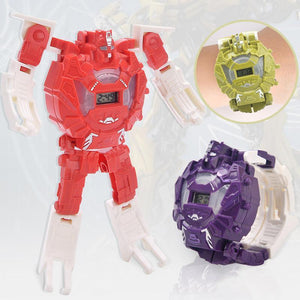Montre de Robot Déformable Intéressante pour Enfants