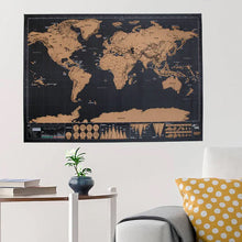 Charger l&#39;image dans la galerie, Carte du monde à gratter