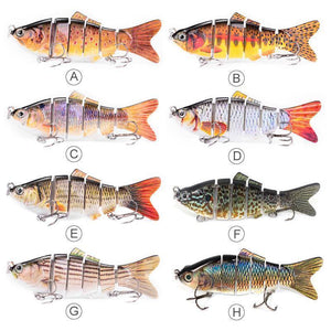 Bionique Multi-Articulé Appâts de Pêche