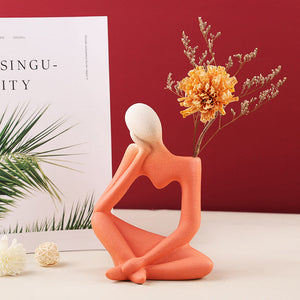 vase de réflexion en céramique