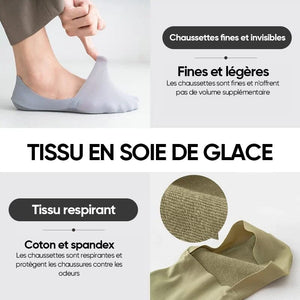 Chaussettes invisibles antidérapantes (3 paires)