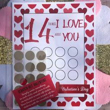 Charger l&#39;image dans la galerie, Imprimé à Gratter Saint-Valentin