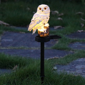 Poteau solaire de jardin à figure d'aigle