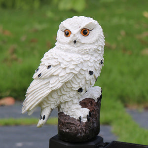 Poteau solaire de jardin à figure d'aigle