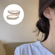 Charger l&#39;image dans la galerie, Clous d&#39;oreilles diamant sept étoiles