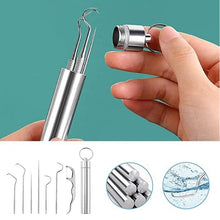 Charger l&#39;image dans la galerie, Ensemble De Cure-dents En Acier Inoxydable (7 pièces)