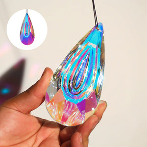 Attrape-Soleil Prisme en cristal de couleur AB