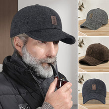 Charger l&#39;image dans la galerie, Casquette de baseball d&#39;hiver avec cache-oreilles
