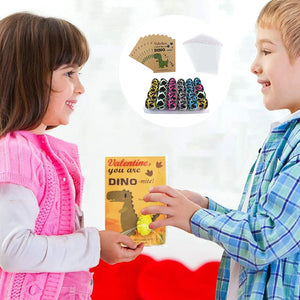 Cartes d'éclosion d'oeufs de dinosaures(24pièces)