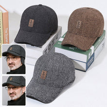 Charger l&#39;image dans la galerie, Casquette de baseball d&#39;hiver avec cache-oreilles