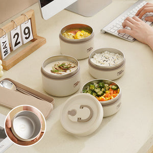 Prévente pendant 15 jours--Boîte à Lunch Étanche Avec Isolation Thermique En Acier Inoxydable