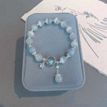 Charger l&#39;image dans la galerie, Bracelet imitation œil de chat cristal de papillon
