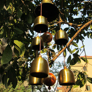 Cloche à vent en métal rétro créative