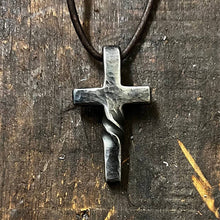 Charger l&#39;image dans la galerie, Collier Croix/Coeur Vintage