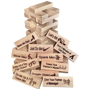 Jeu Jenga Super Naughty Block Tower