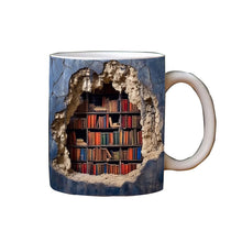 Charger l&#39;image dans la galerie, Tasse de bibliothèque 3D  Note