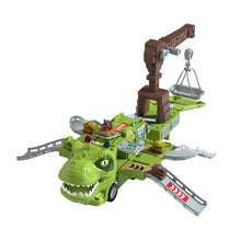 Charger l&#39;image dans la galerie, Nouvel Ensemble de Jouets de Piste de Camion d’Ingénierie Transformant les Dinosaures