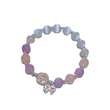 Charger l&#39;image dans la galerie, Bracelet imitation œil de chat cristal de papillon
