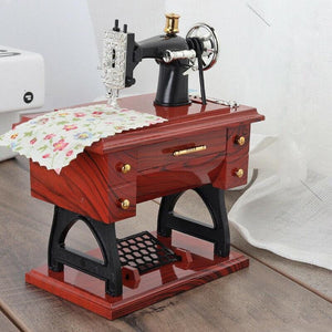 Mini Boîte à Musique de Machine à Coudre