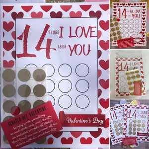 Imprimé à Gratter Saint-Valentin
