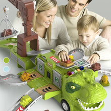 Charger l&#39;image dans la galerie, Nouvel Ensemble de Jouets de Piste de Camion d’Ingénierie Transformant les Dinosaures