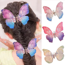 Charger l&#39;image dans la galerie, Pince à cheveux de papillon de couleur dégradée
