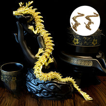 Charger l&#39;image dans la galerie, Décorations Dragon d&#39;or avec articulations mobiles