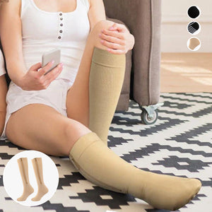 Chaussettes de compression à fermeture éclair et à élastique