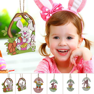 Pendentif lapin de dessin animé de Pâques