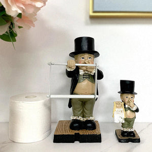 Décoration de porte-serviettes en papier Gentleman