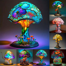 Charger l&#39;image dans la galerie, Lampe de Table en Verre Teinté de Série Végétale