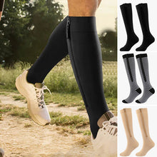 Charger l&#39;image dans la galerie, Chaussettes de compression à fermeture éclair et à élastique