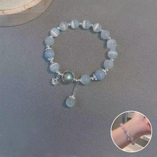 Charger l&#39;image dans la galerie, Bracelet imitation œil de chat cristal de papillon