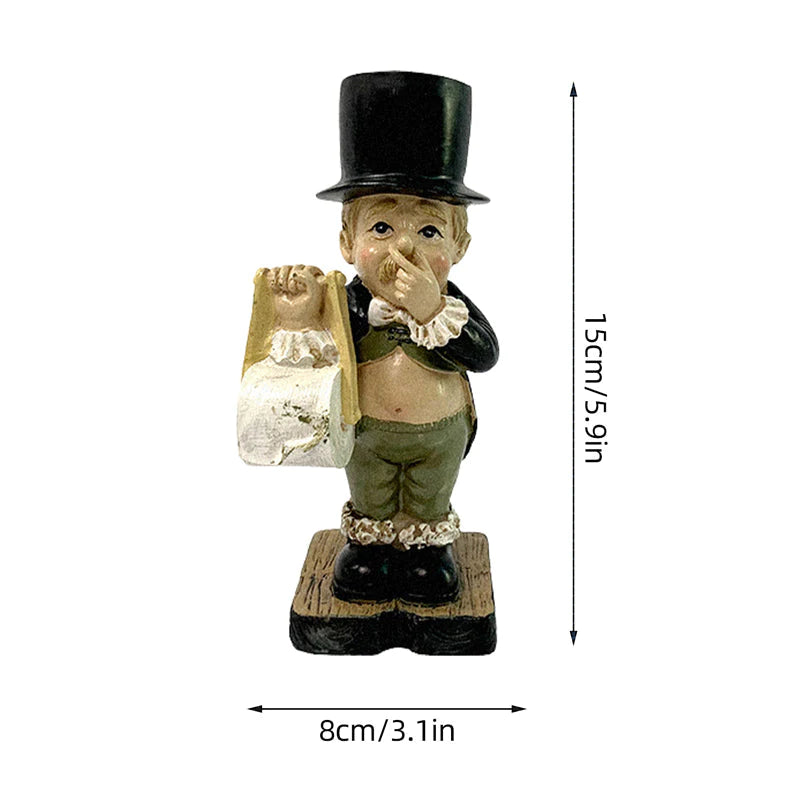 Décoration de porte-serviettes en papier Gentleman