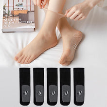 Charger l&#39;image dans la galerie, Chaussettes invisibles en soie cristalline antidérapante