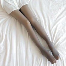 Charger l&#39;image dans la galerie, Flawless Legs Faux collants élastiques translucides chauds doublés de peluche