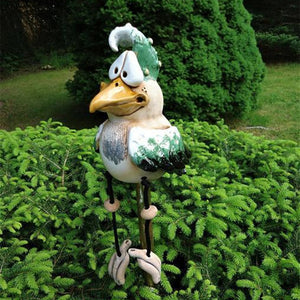 Ornement de jardin de poulet en résine